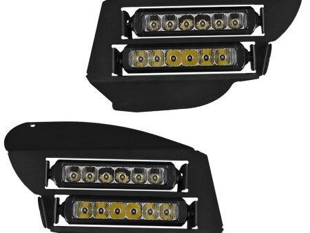 Dual Wide 8  LED Headlights for 2007-2013 Honda Rancher Fashion