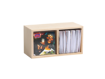 WOODEN BOX FOR MINIATURE VINYL RECORDS【ミニチュアレコード専用 ウッドカラーボックス】 Online now