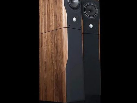 Chario Floorstanding Speakers Academy Sovran Walnut Online now