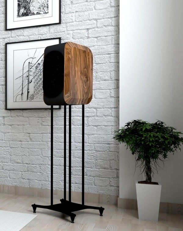 Chario Bookshelf Speakers Nobile Walnut Fashion