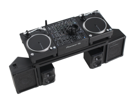 PIONEER TURNTABLE, MIXER, HEADPHONE and SPEAKER SET 【Miniature Professional DJ multi player set】 Discount