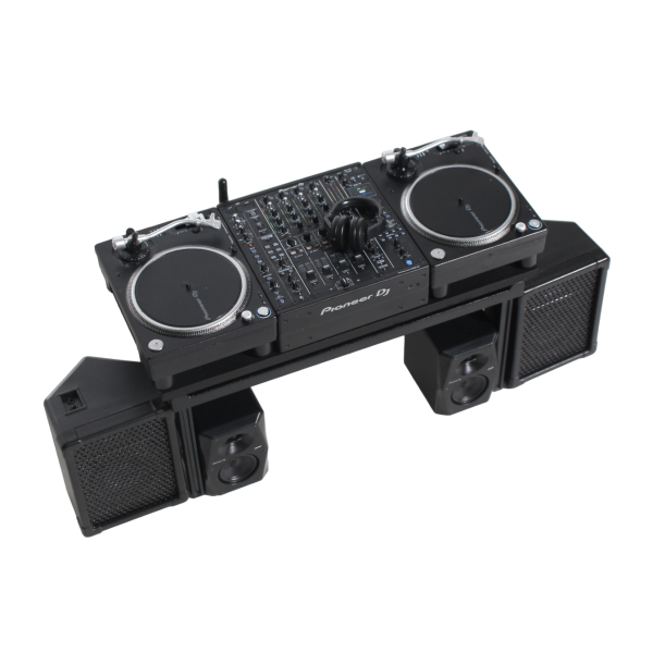 PIONEER TURNTABLE, MIXER, HEADPHONE and SPEAKER SET 【Miniature Professional DJ multi player set】 Discount