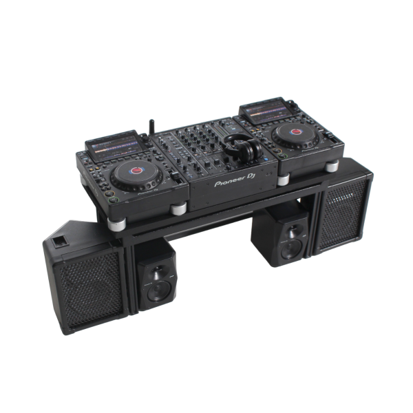 PIONEER CDJ, MIXER, HEADPHONE and SPEAKER SET 【Miniature Professional DJ multi player set】 Hot on Sale