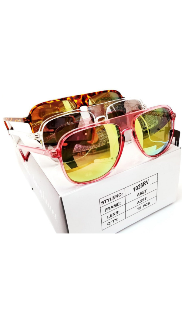 1025RV-Sunglasses (12 Asst Pieces Per Box) For Discount