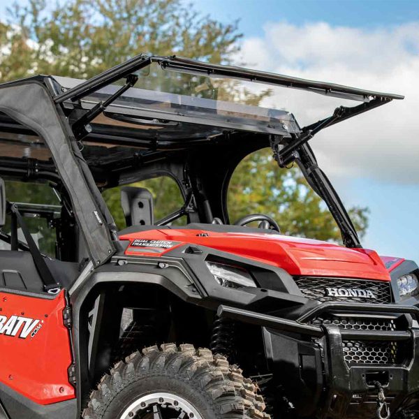 Maxdrive Power Flip Windshield for 2016+ Honda Pioneer 1000 Online now