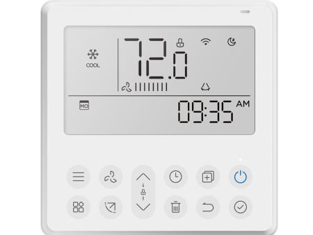 Weekly Programmable Wi-Fi Thermostat For Pioneer RB, UB, CB Model Mini Split Systems For Cheap