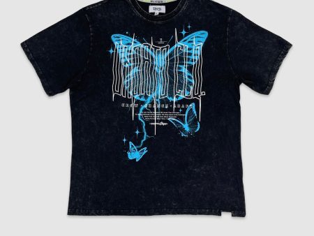 SJC-US4115W-Washed Morph Btrfly SS Tee Hot on Sale