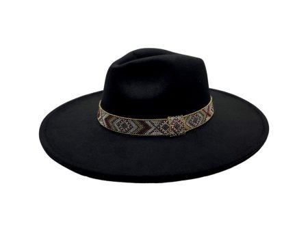 H3177-Rhinestone Beads Fedora Hats Hot on Sale