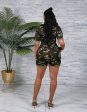 183P-Camo Zipup Romper Online now