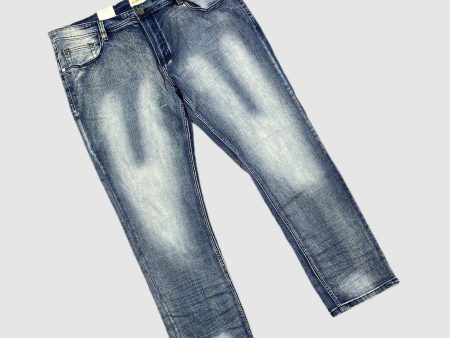 BT-BTP21800X-B&T Acid Wash Slim Fit Jean 6PC Cheap