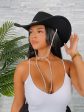 H3397-Rhinestone Rope Cowboy Hat Online now