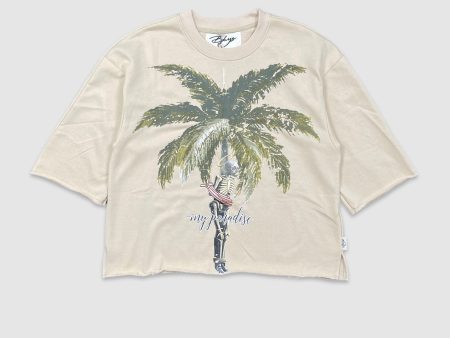 BKYS-T1221-Paradise Cropped Tee Supply