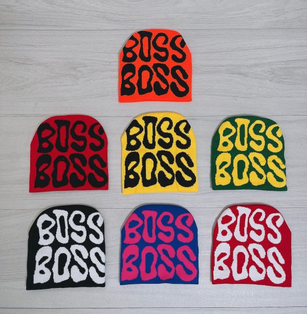 PF407-Boss Knit Beanie For Sale