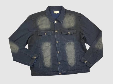 BT-BTJ21900X-B&T Acid Wash Denim Jacket on Sale