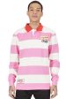 KLP-KG3320-Print & Patch LS Stripe Polo Shirt Online Hot Sale