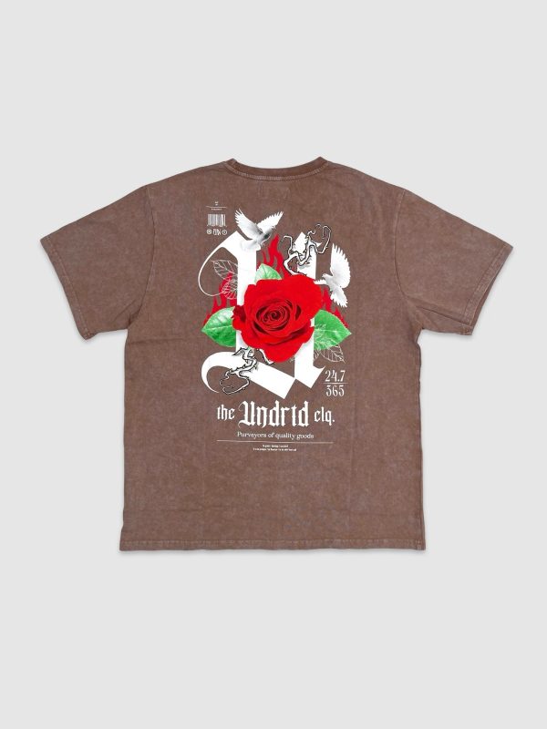 SJC-US4104W-Washed Roses SS Tee Online