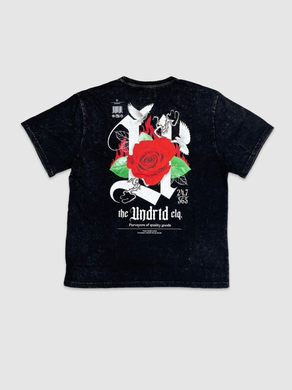 SJC-US4104W-Washed Roses SS Tee Online