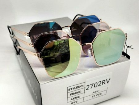 2702RV-Sunglasses(12 ASST PC PER BOX) on Sale