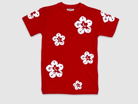 EVO-180516K-Kid s Flower SS Tee For Cheap