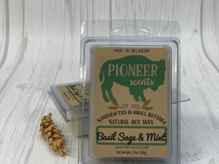 Basil Sage and Mint Soy Wax Melt For Sale