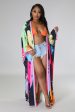 FC867P-Multi Print Kimono Cardigan Hot on Sale