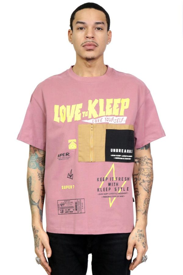 KLP-KT1430-Patch Print & Pocket SS Tee Cheap