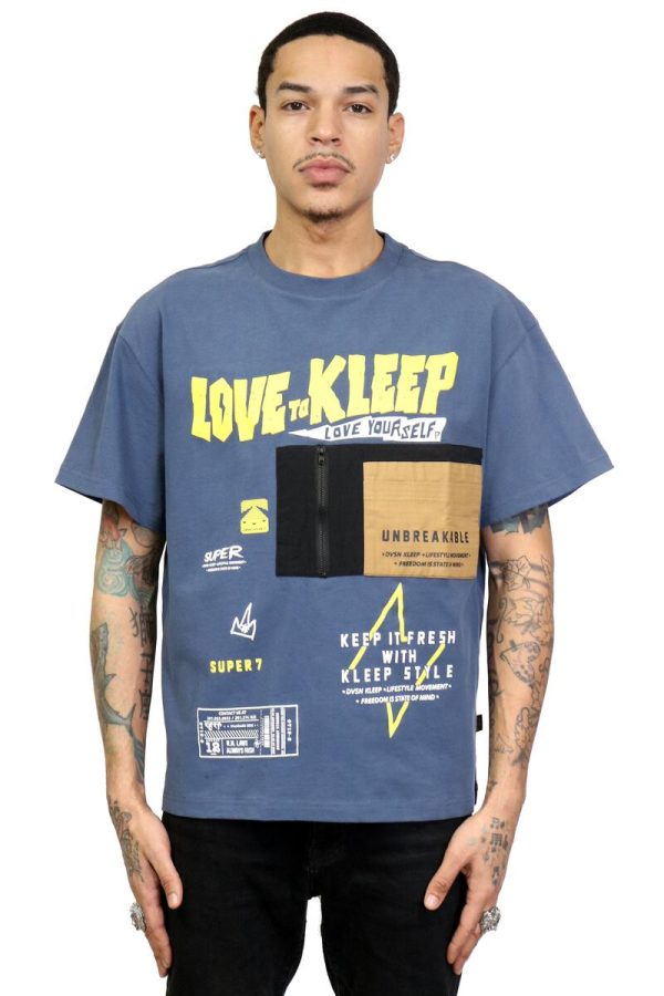 KLP-KT1430-Patch Print & Pocket SS Tee Cheap