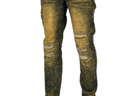 BT-BTP24950-Distressed Slim Fit Jeans For Cheap