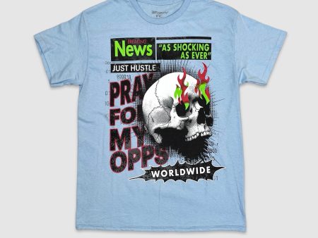 3FTY-4713TEE-Breaking News SS Tee Fashion