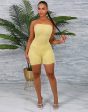 2410XP-Ribbed Mini Tube Romper(PLUS) Discount