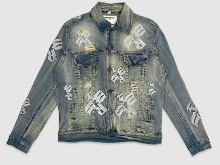 EVO-16281-Men s FWRD EMB Denim Jacket For Cheap