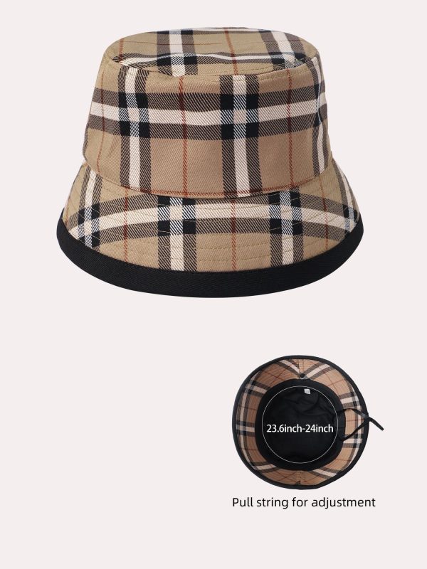 H3191-Plaid Bucket Hat Supply