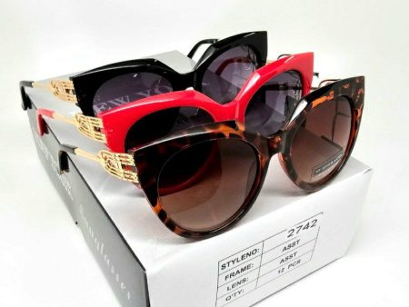 2742-Sunglasses (12 Asst Pieces Per Box) Hot on Sale