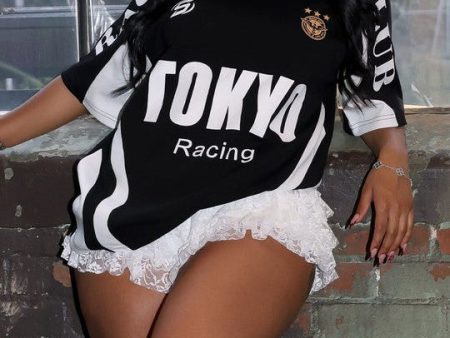 24KT1989P -  TOKYO  OVERSIZED V NECK RACER TOP Discount