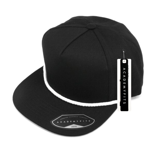 AF-2035-5-Panel Structured Hat W  Rope Online Sale