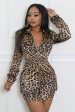 80042P - LEOPARD MOCK NECK LS DRESS(4PCS) Hot on Sale