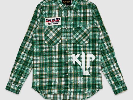 KLP-KW5110-Embro & Print Flannel Shirt For Cheap