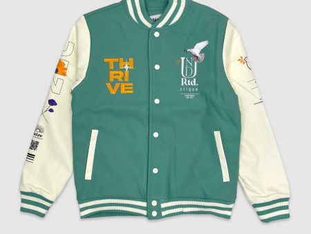 SJC-UF4912-Thrive & Prosper Varsity Jacket For Sale