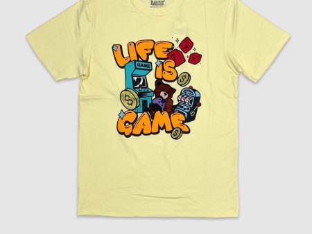 PJ-T487-Life Is Game SS Tee For Cheap