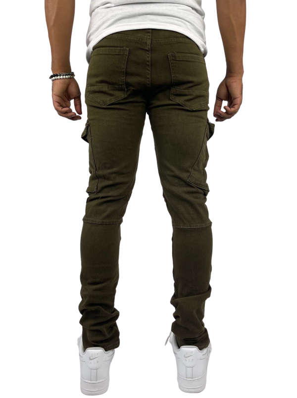 BT-BTP21205-BT Skinny Cargo Jean For Sale