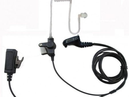 Two Wire Surveillance Headset with Push to Talk for Motorola MOTOTRBO XPR6300 XPR6550 XPR6500 XPR6300 Hot on Sale