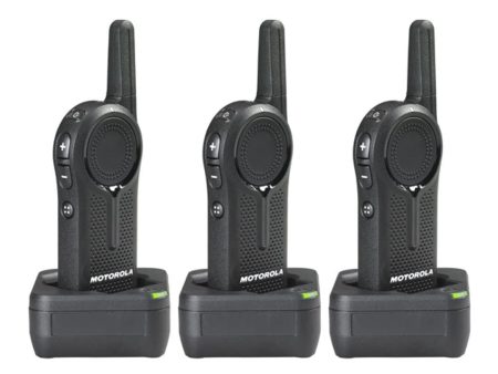 3 Pack of Motorola DLR1020 Two Way Radio Walkie Talkies Online Sale