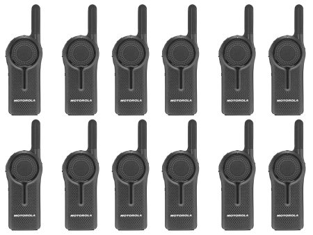 12 Pack of Motorola DLR1020 900MHz ISM Band 1 Watt 2 Channels License Free Digital Two-Way Radio Online