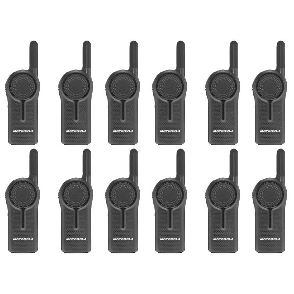 12 Pack of Motorola DLR1020 900MHz ISM Band 1 Watt 2 Channels License Free Digital Two-Way Radio Online