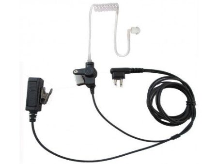 Two Wire Surveillance Headset with Push to Talk for Motorola CP200 CP185 PR400 P1225 GP300 Online now