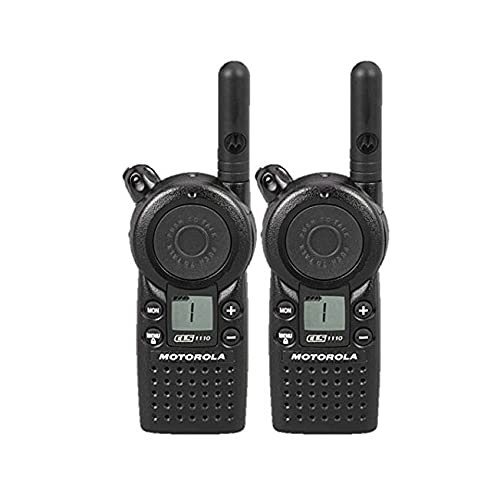 2 Pack of Motorola CLS1110 Two Way Radio Walkie Talkies (UHF) Black For Cheap