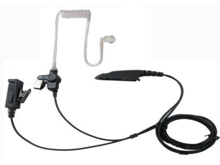 Two Wire Surveillance Headset with Push to Talk for Motorola HT750 HT1250 HT1250LS MTX850 MTX950 Supply