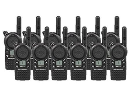 12 Pack of Motorola CLS1110 Two Way Radio Walkie Talkies For Cheap