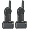 2 Pack of Motorola DLR1020 900MHz ISM Band 1 Watt 2 Channels License Free Digital Two-Way Radio For Sale