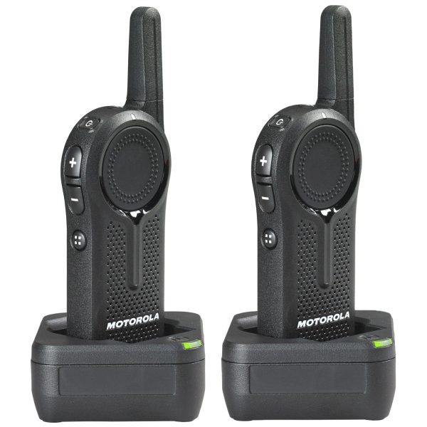 2 Pack of Motorola DLR1020 900MHz ISM Band 1 Watt 2 Channels License Free Digital Two-Way Radio For Sale